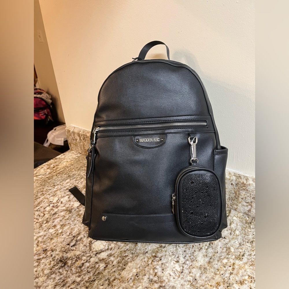 Madden NYC Laptop Backpack with Pouch - Picture 7 of 11